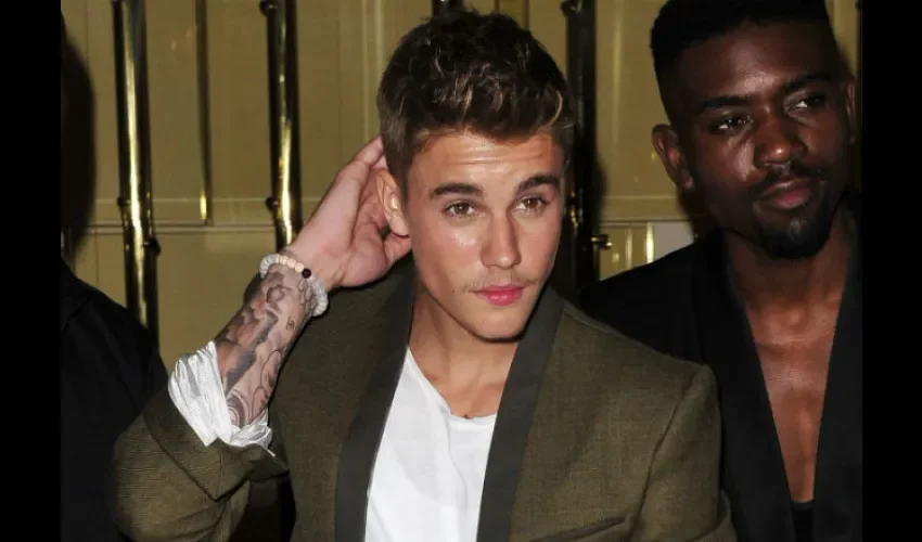Cantante Justin Bieber. 