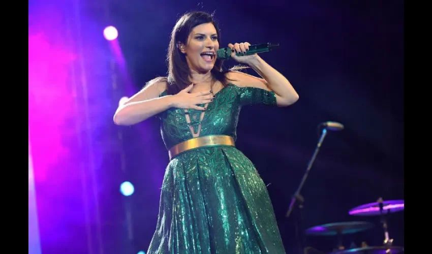 Laura Pausini en Panamá. 