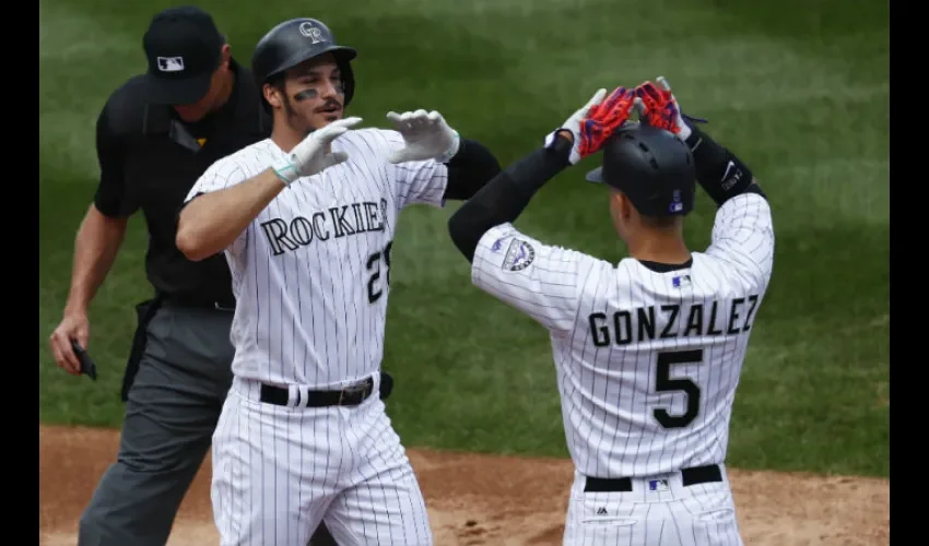 Nolan Arenado pasa por su mejor campaña en las mayores./ Foto AP