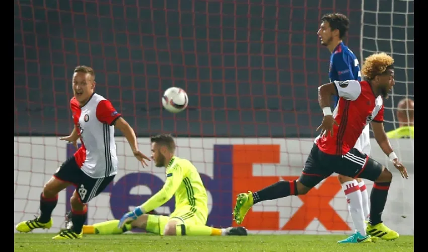 Tonny Trindade (izq.) festeja su gol./ Foto AP