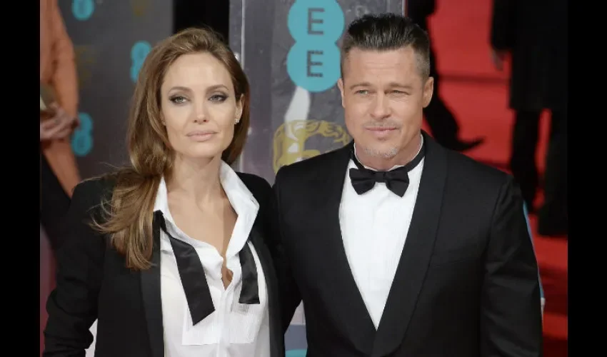 Angelina y Brad. 