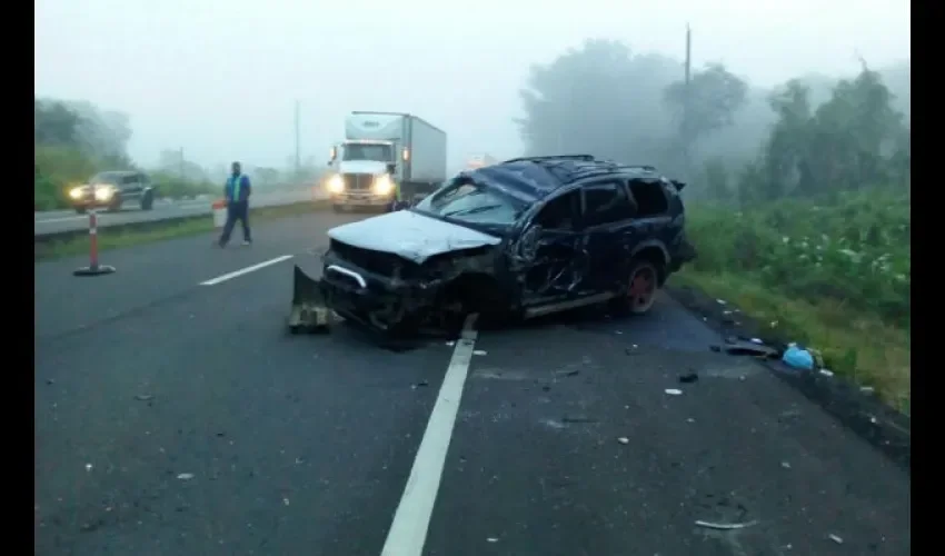 Accidente en la Mesa de Veraguas