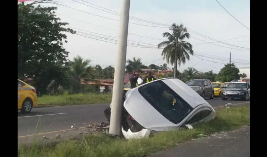 Accidente de tránsito en Colón 