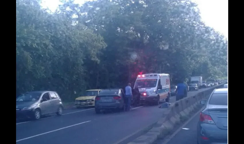 Accidente de tránsito en Panamá Pacífico 