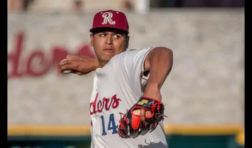 Ariel Jurado este año con el equipo Doble A de los Rangers./ Foto Cortesía