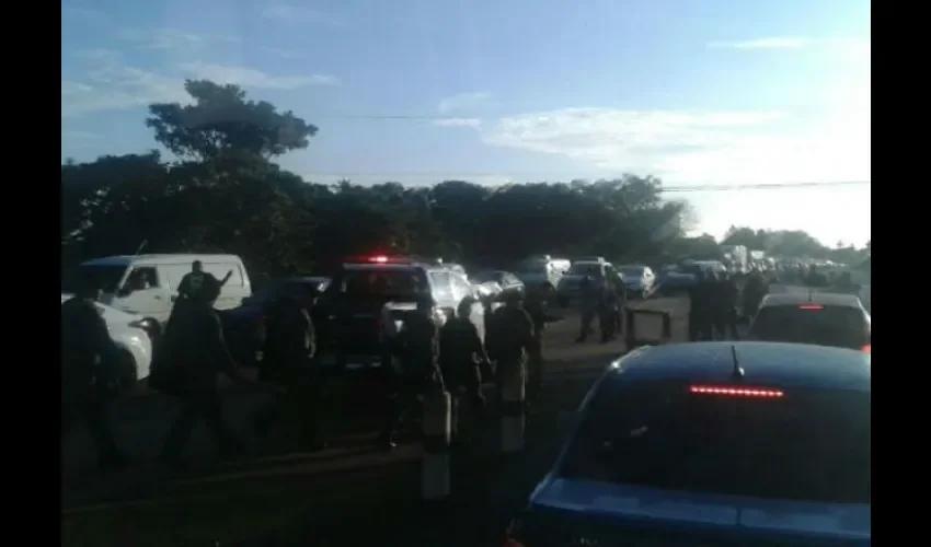 Protesta en la Mata de Santiago de Veraguas