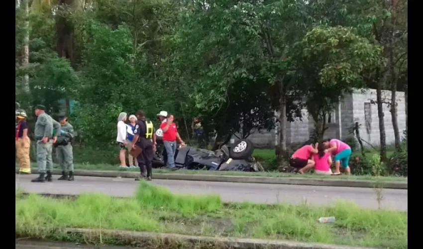 Accidente de tránsito en Chiriquí