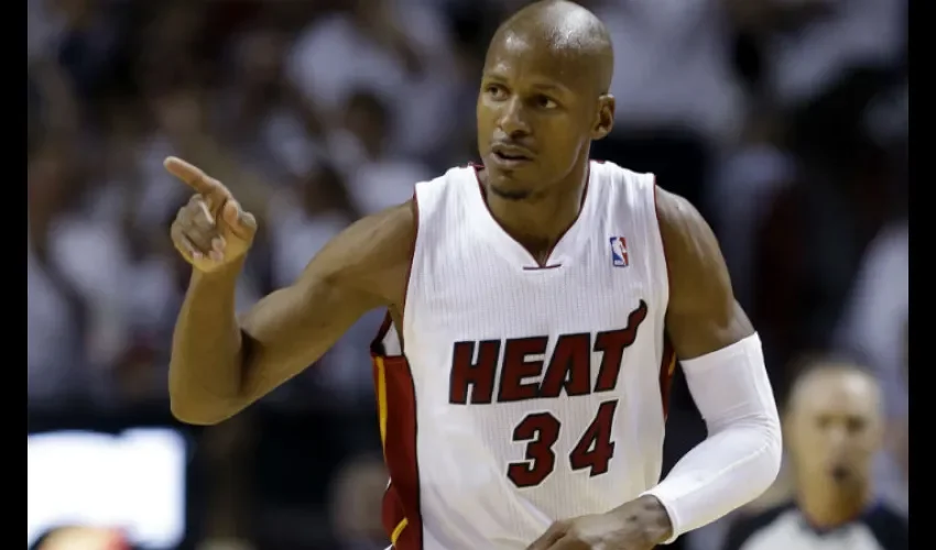 Ray Allen con la camiseta del Heat./ Foto AP