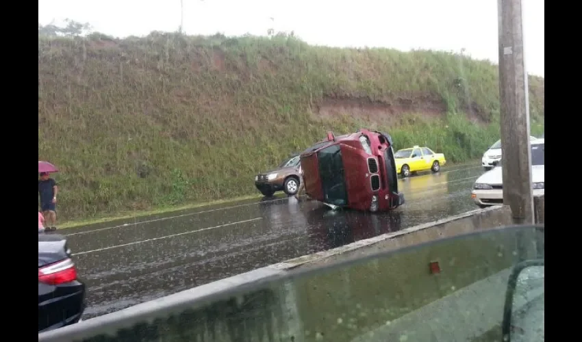 Vuelco en Montelimar