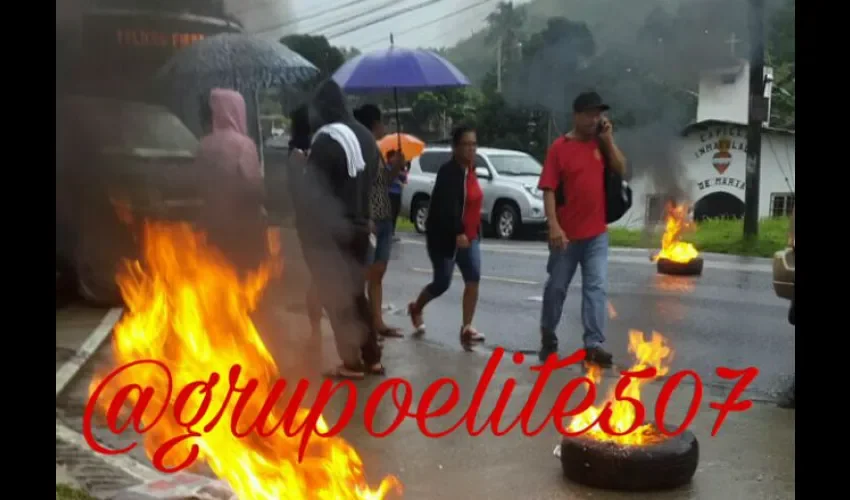 Protesta en Panamá Norte 