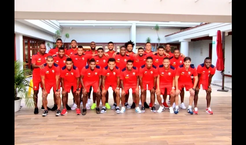 Panamá en su hotel de concentración en San Pedro Sula, Honduras./ Foto Cortesía