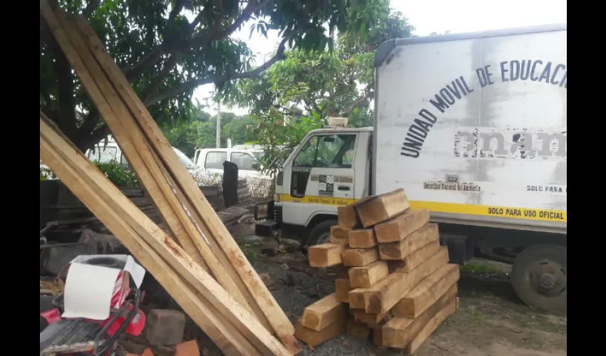 Decomisan madera en Coclé