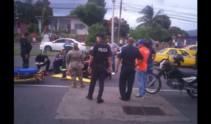 Accidente de tránsito en Tocumen 