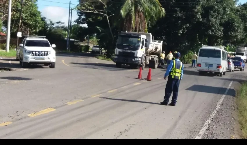 Calles afectadas en Chiriquí 