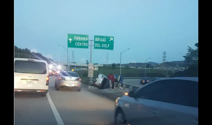 Accidente en el Corredor Norte