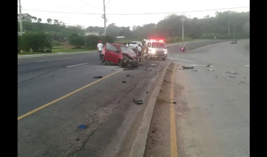 Accidente de tránsito en Panamá