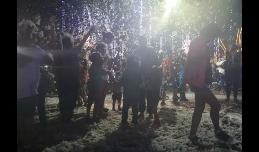 Nieve en vía Argentina