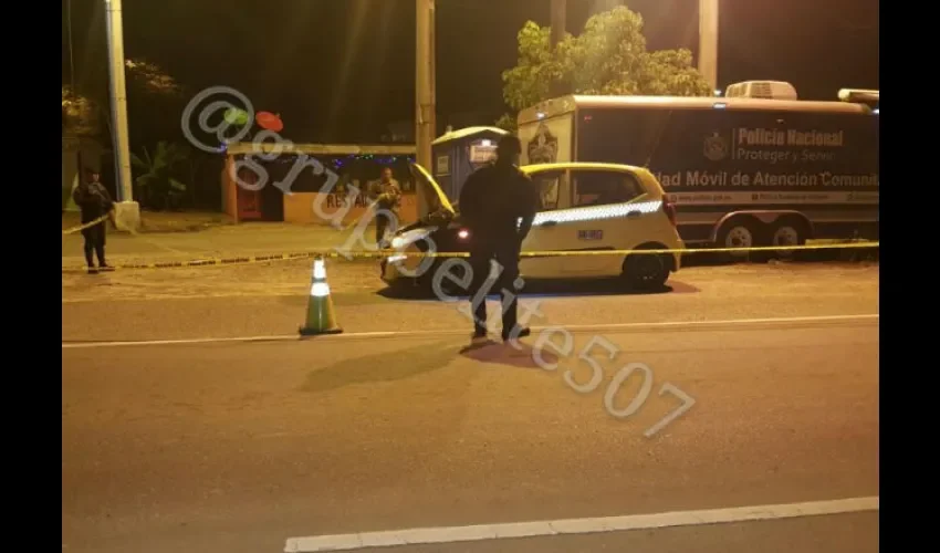 Incautan arma de fuego en un taxi en Pacora