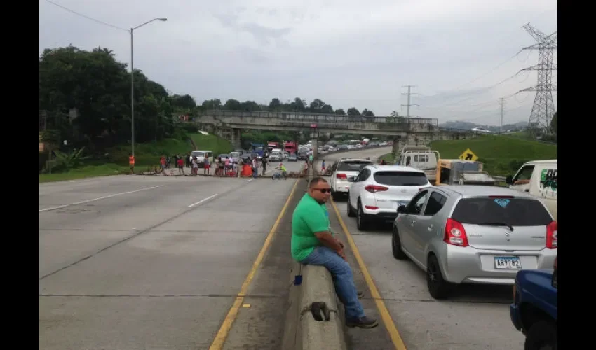 Protesta en el Corredor Norte 