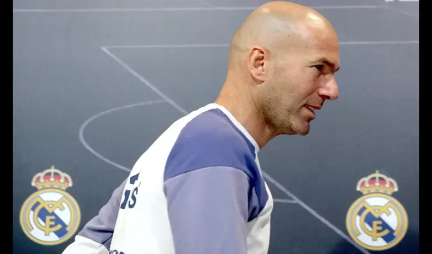 Zidane durante su comparecencia ante la prensa. Foto/EFE