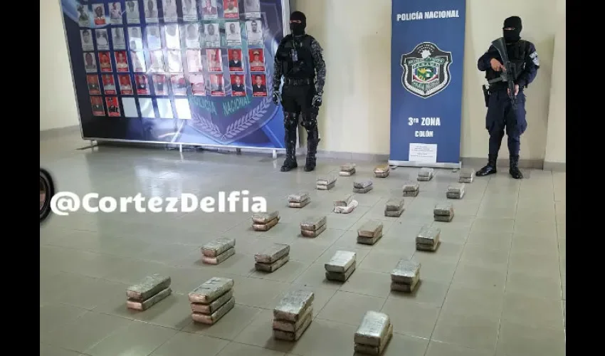 Decomisan droga en Colón