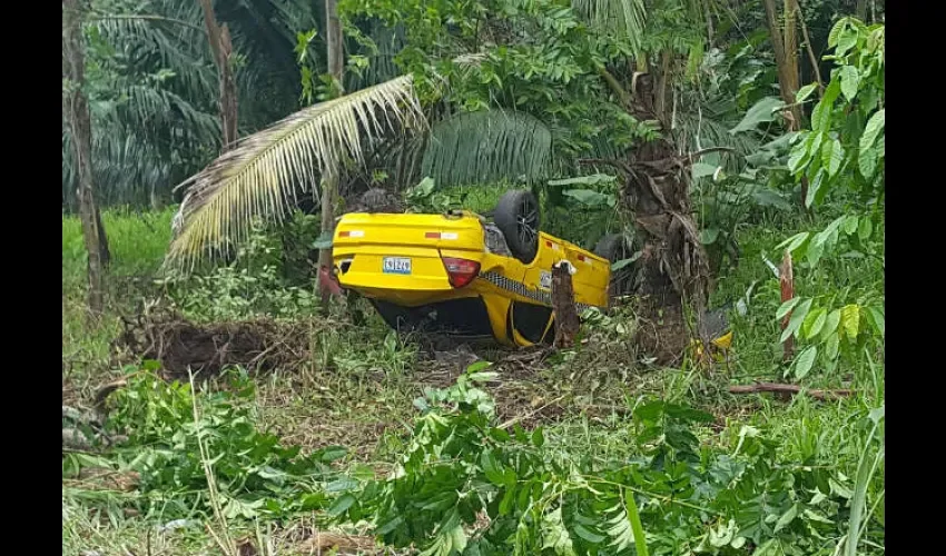 Vuelco en María Chiquita 