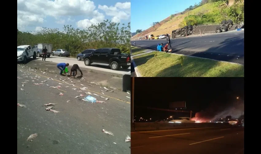 Accidente de tránsito en Tolé, Aguadulce y Vacamonte