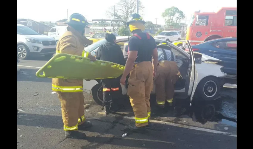 Accidente en Plaza Millenium