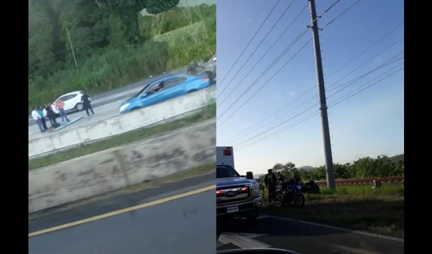 Accidente en accidente en Clayton y Centenario