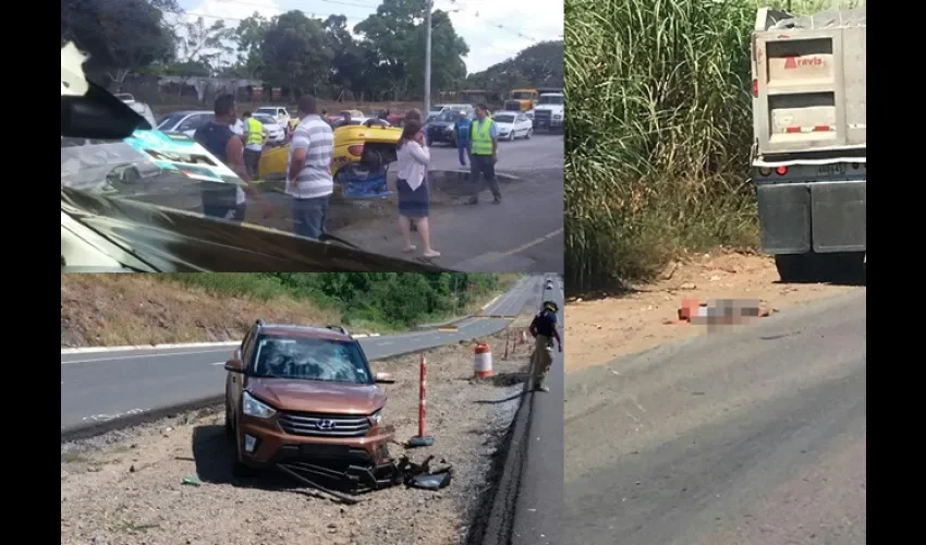 Accidente en Panamá Oeste, Ciudad Bolivar y Veraguas