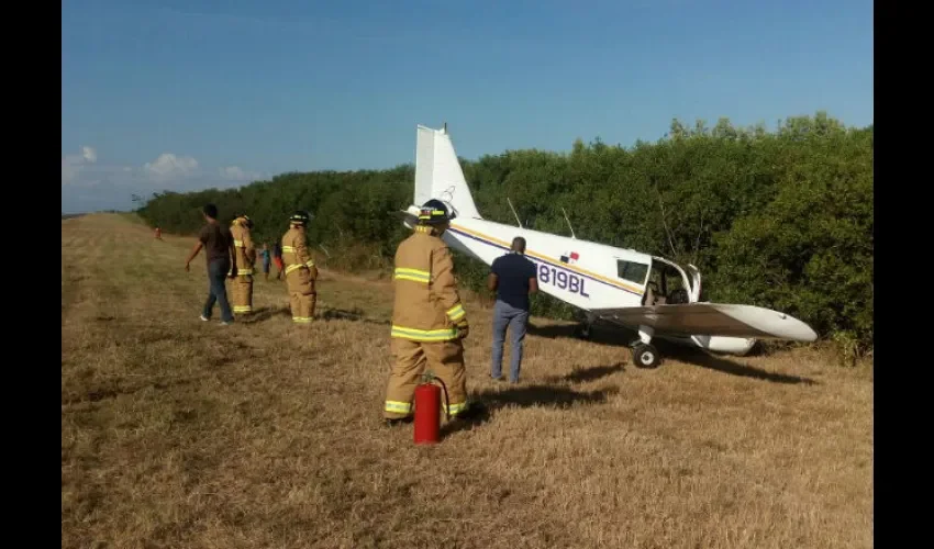La aeronave  sólo era tripulada por el piloto 