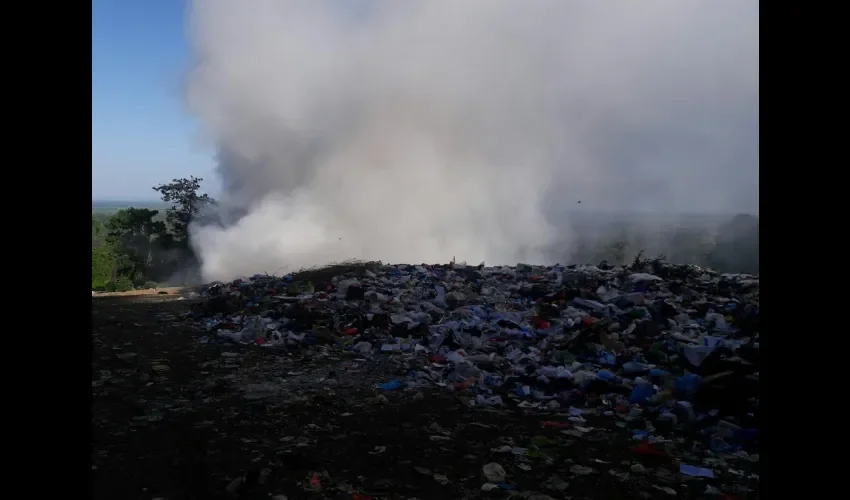 Vertedero de basura en Bocas del Toro 
