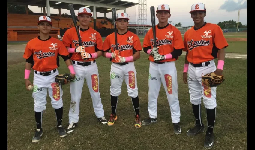 Jugadores puntales dell equipo  santeño. Foto Cortesía