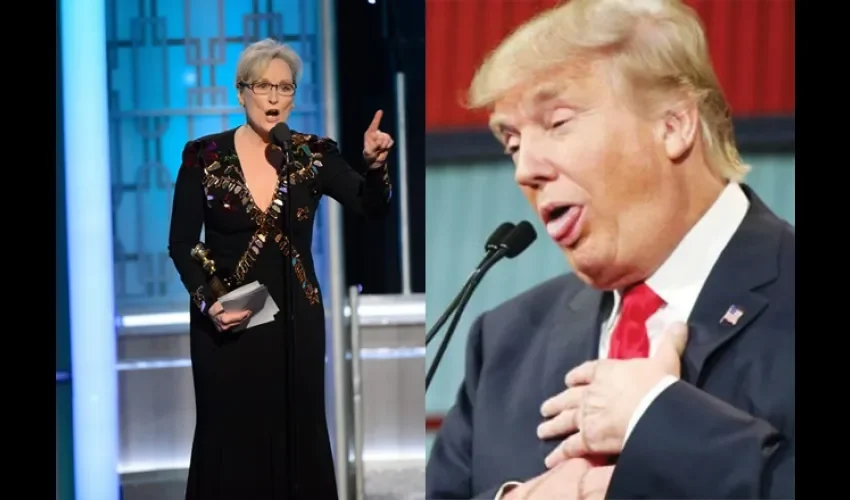 Meryl Streep y Donald Trump