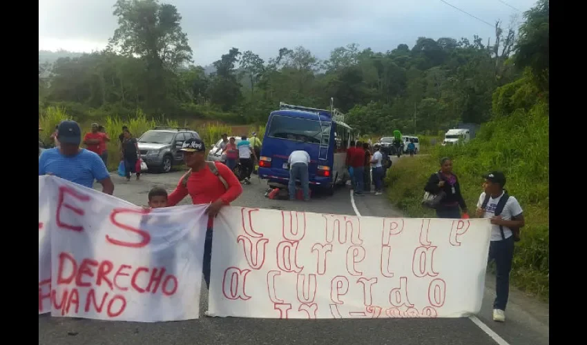 Protesta en Bocas del Toro