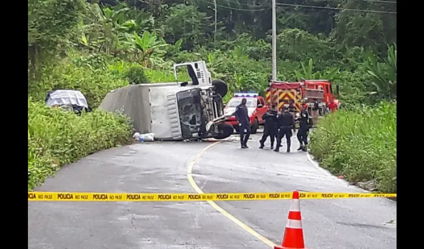 Accidente el Almirante de Bocas del Toro