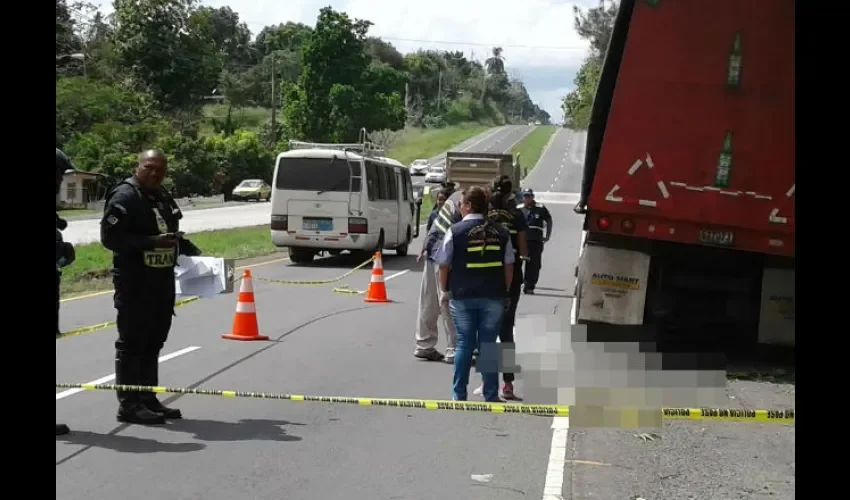 Accidente de tránsito en Panamá Oeste 