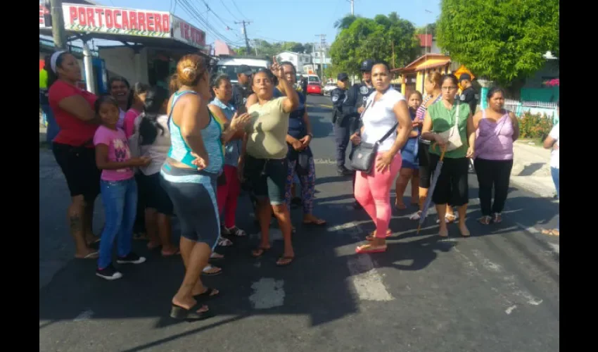 Protesta en la escuela Don Bosco Samaria 