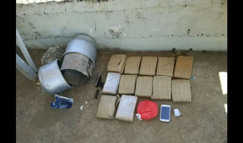 Droga incautada en La Joya 