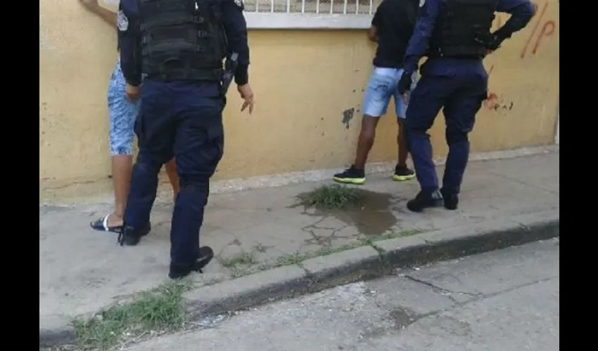 Operativo policial en Colón 