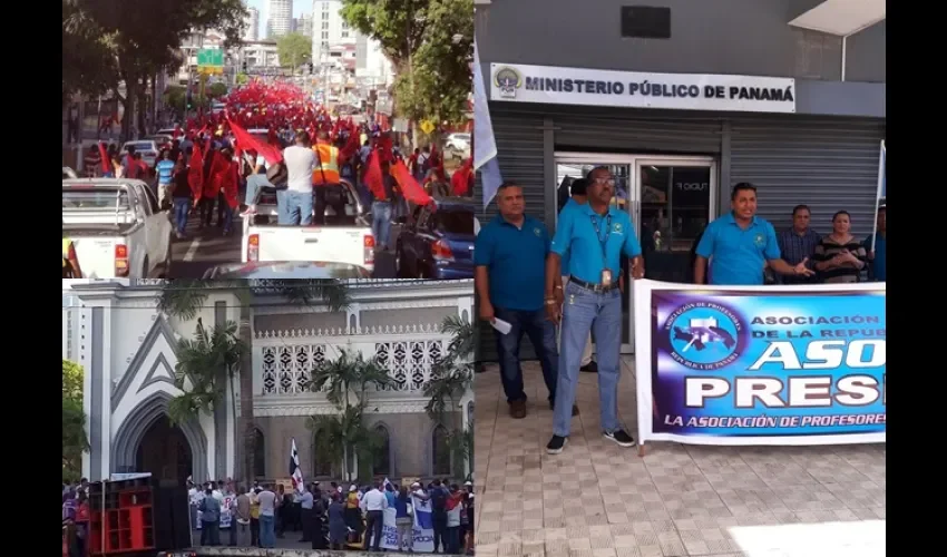 Protesta en Panamá 
