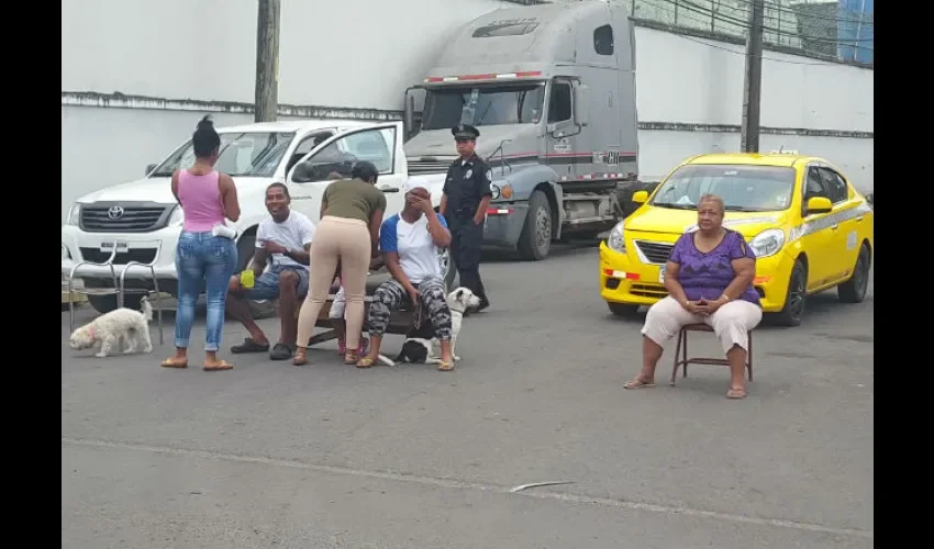 Protestan en Colón por viviendas 