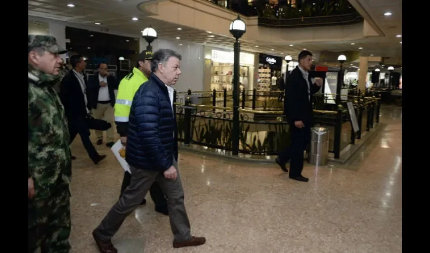 Atentado en Colombia, Juan Manuel Santos