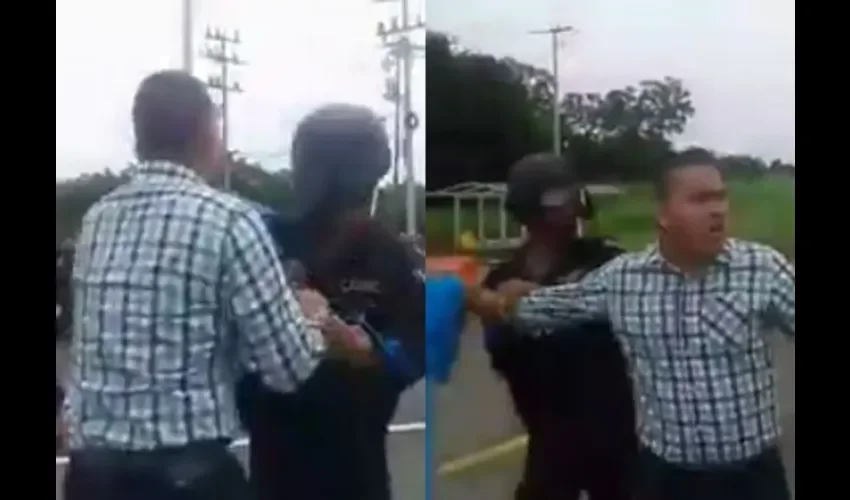 En todo momento había deja claro que es periodista y pedía que se le permitiera hacer su trabajo. 