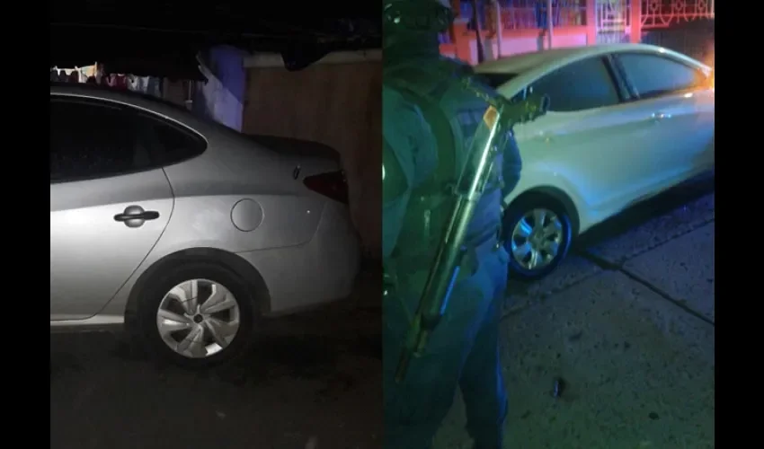 Dos carros hurtados 
