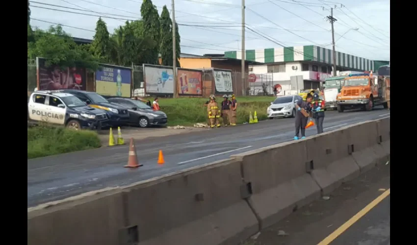Accidente en La Espiga de La Chorrera 