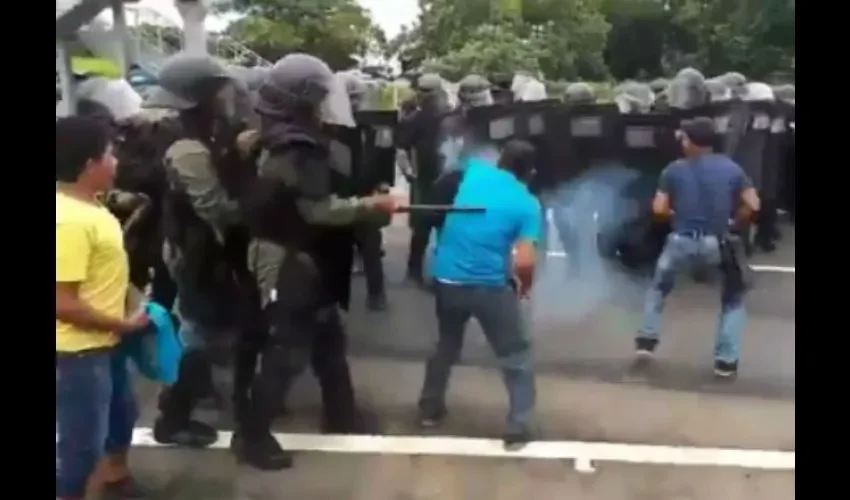 Protesta en Chiriquí
