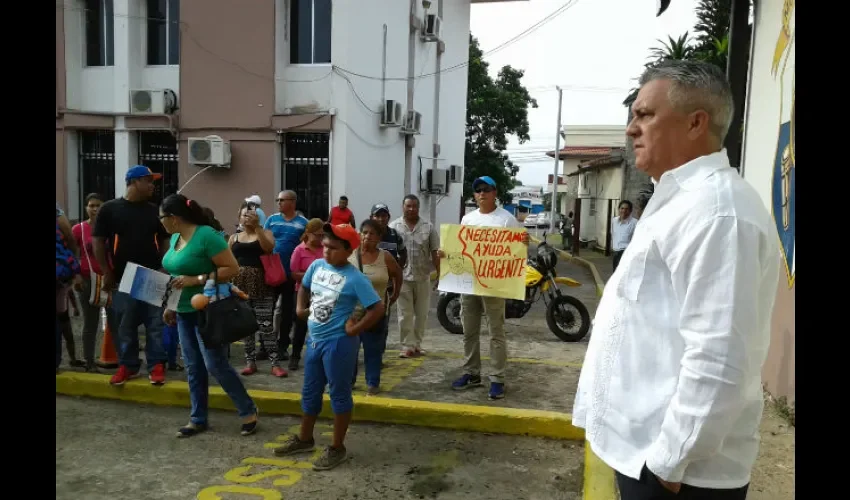 Protesta en  Nuevo Espino de La Chorrera