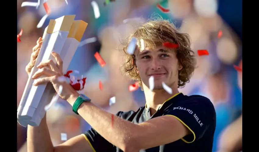 Zverev logró su segundo trofeo Masters 1000 tras el conseguido en Roma
