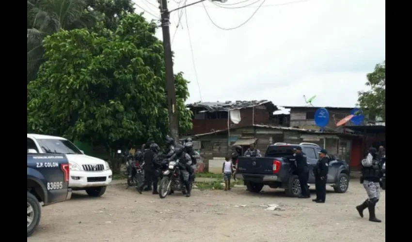  La Policía Nacional  logró capturar a cuatro sujetos